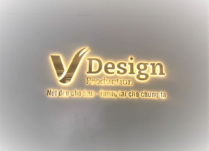 Chữ inox đèn sáng hắt chân