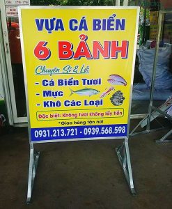 Bảng khung sắt căng bạt