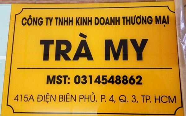 Làm bảng tên công ty giá rẻ